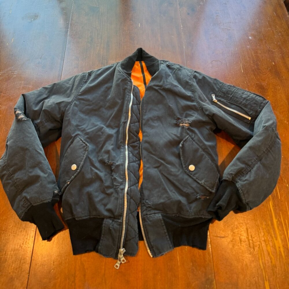Unravel Project Ben Taverniti Bomber Jacket Size 36